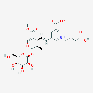 molecular formula C27H33NO13 B1264997 Lonijaposide A 