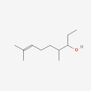 molecular formula C11H22O B12649972 4,8-Dimethylnon-7-en-3-ol CAS No. 27243-07-8