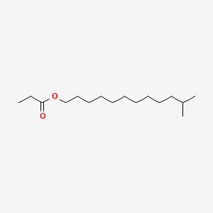 molecular formula C16H32O2 B12649980 Isotridecyl propionate CAS No. 93981-83-0