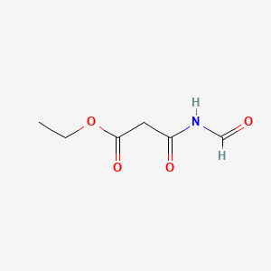 molecular formula C6H9NO4 B12649985 Ethyl 3-(formylamino)-3-oxopropionate CAS No. 71607-36-8