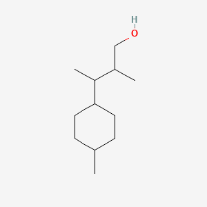 molecular formula C12H24O B12649986 beta,gamma,4-Trimethylcyclohexanepropanol CAS No. 84642-64-8