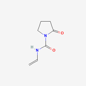 molecular formula C7H10N2O2 B12650017 2-Oxo-N-vinylpyrrolidine-1-carboxamide CAS No. 84100-26-5