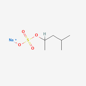 molecular formula C6H13NaO4S B12650088 Sodium 1,3-dimethylbutyl sulphate CAS No. 85099-23-6