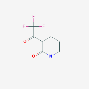 1-Methyl-3-(trifluoroacetyl)-2-piperidinone