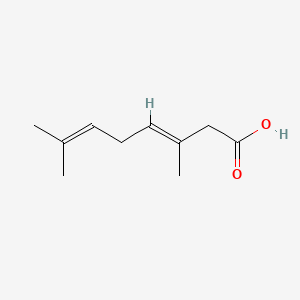 molecular formula C10H16O2 B12650106 3,7-Dimethylocta-3,6-dienoic acid CAS No. 85391-92-0