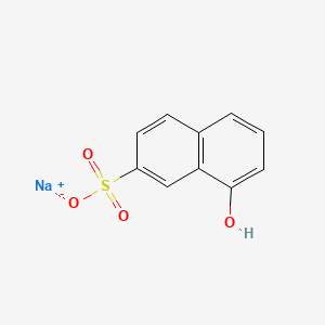 molecular formula C10H7NaO4S B12650108 Sodium 8-hydroxynaphthalene-2-sulphonate CAS No. 93805-26-6