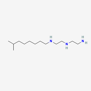 molecular formula C13H31N3 B12650123 N-(2-Aminoethyl)-N'-isononylethylenediamine CAS No. 93963-84-9