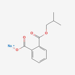 molecular formula C12H13NaO4 B12650128 Sodium isobutyl phthalate CAS No. 93762-14-2