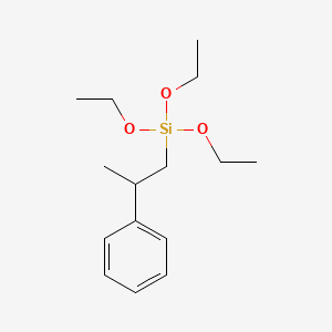 molecular formula C15H26O3Si B12650154 Triethoxy(2-phenylpropyl)silane CAS No. 93804-27-4