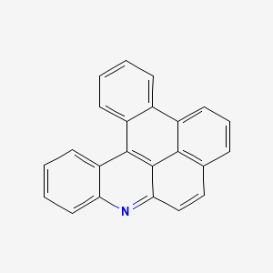 molecular formula C23H13N B12650177 Phenanthro(9,10,1-mna)acridine CAS No. 35613-14-0