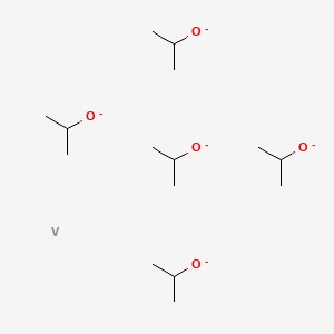 molecular formula C15H35O5V-5 B12650182 Vanadium propan-2-olate CAS No. 36139-34-1