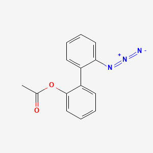 molecular formula C14H11N3O2 B12650190 2'-Azido[1,1'-biphenyl]-2-YL acetate CAS No. 94158-06-2