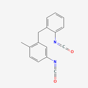 molecular formula C16H12N2O2 B12650191 3-(o-Isocyanatobenzyl)-p-tolyl isocyanate CAS No. 94166-35-5