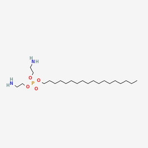 molecular formula C22H49N2O4P B12650248 Bis(2-aminoethyl) octadecyl phosphate CAS No. 85508-18-5