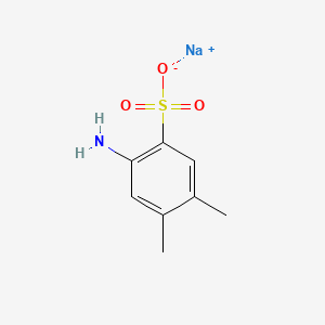 molecular formula C8H10NNaO3S B12650284 Sodium 4-amino-o-xylene-5-sulphonate CAS No. 74319-87-2