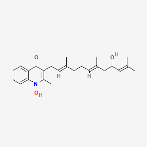 molecular formula C25H33NO3 B1265031 Aurachin Re 