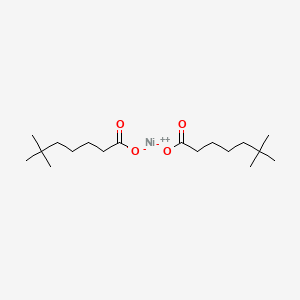 molecular formula C18H34NiO4 B12650311 Nickel(2+) neononanoate CAS No. 93920-10-6