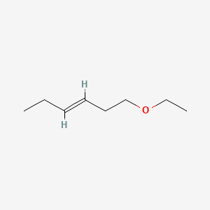 molecular formula C8H16O B12650323 1-Ethoxyhex-3-ene CAS No. 94135-93-0