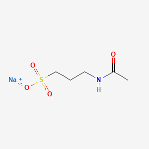 molecular formula C5H10NNaO4S B12650334 Sodium 3-(acetylamino)propanesulphonate CAS No. 77337-70-3