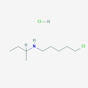 molecular formula C9H21Cl2N B12650376 N-butan-2-yl-5-chloropentan-1-amine;hydrochloride CAS No. 6622-26-0