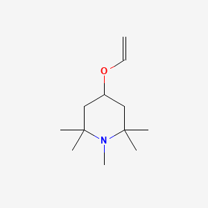 molecular formula C12H23NO B12650407 1,2,2,6,6-Pentamethyl-4-(vinyloxy)piperidine CAS No. 76245-86-8