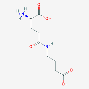 molecular formula C9H15N2O5- B1265041 4-(L-gamma-glutamylamino)butanoate 