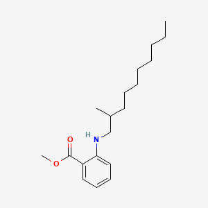 molecular formula C19H31NO2 B12650415 Methyl 2-[(2-methyldecyl)amino]benzoate CAS No. 94201-25-9