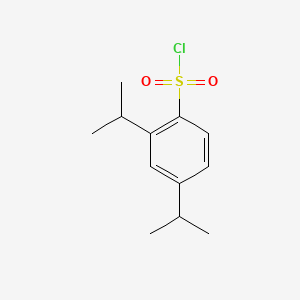 molecular formula C12H17ClO2S B12650418 2,4-Diisopropylbenzenesulphonyl chloride CAS No. 93777-28-7