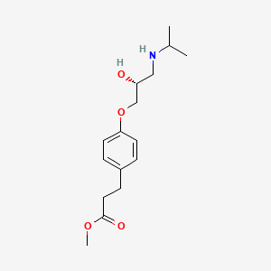 molecular formula C16H25NO4 B1265042 (R)-esmolol CAS No. 117405-53-5