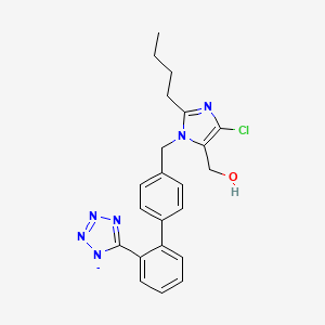 molecular formula C22H22ClN6O- B1265043 Cozaar 