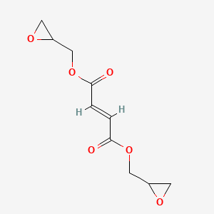 molecular formula C10H12O6 B12650451 2-Butenedioic acid (2E)-, bis(oxiranylmethyl) ester CAS No. 43136-00-1