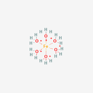 molecular formula FeH18O6+6 B1265046 hexaaquairon(I) 