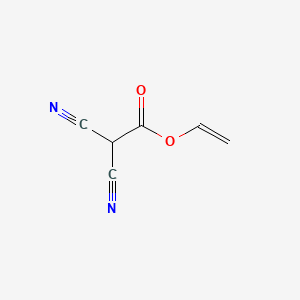 molecular formula C6H4N2O2 B12650470 Vinyl dicyanoacetate CAS No. 71607-35-7