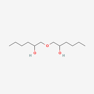 molecular formula C12H26O3 B12650479 1,1'-Oxydi(hexan-2-ol) CAS No. 85866-08-6