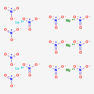 molecular formula Lu2Mg3N12O36 B12650484 Dilutetium trimagnesium dodecanitrate CAS No. 93893-17-5