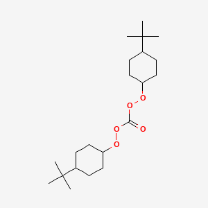 molecular formula C21H38O5 B12650490 Bis(4-tert-butylcyclohexyl) diperoxycarbonate CAS No. 71331-99-2