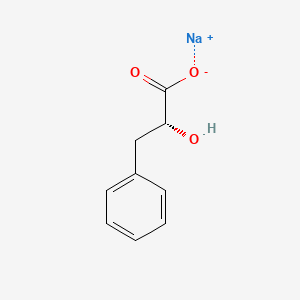 molecular formula C9H9NaO3 B12650502 Sodium (R)-3-phenyllactate CAS No. 85391-15-7