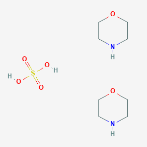 molecular formula C8H20N2O6S B12650520 morpholine;sulfuric acid CAS No. 51477-26-0