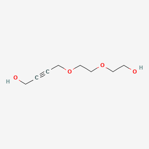 molecular formula C8H14O4 B12650526 5,8-Dioxa-2-decyne-1,10-diol CAS No. 84282-20-2