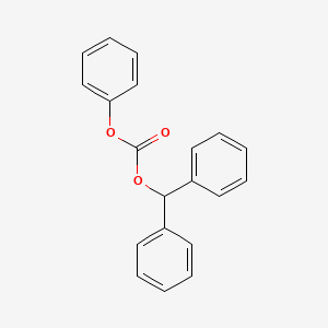 molecular formula C20H16O3 B12650559 Carbonic acid, diphenylmethyl phenyl ester CAS No. 38279-20-8