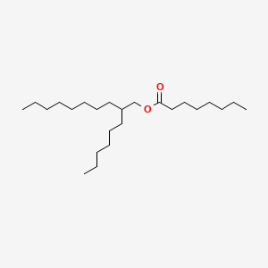molecular formula C24H48O2 B12650567 2-Hexyldecyl octanoate CAS No. 93777-70-9