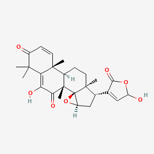 molecular formula C26H30O7 B12650573 Walsuranolide CAS No. 283174-66-3