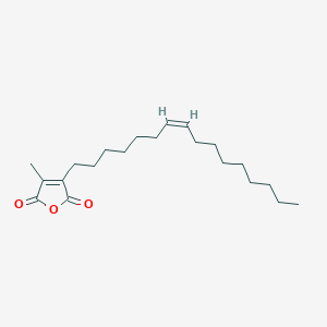 molecular formula C21H34O3 B126506 Chaetomellic Acid B Anhydride CAS No. 84306-79-6