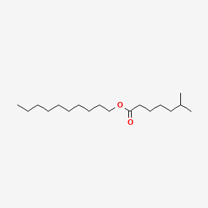 molecular formula C18H36O2 B12650601 Decyl isooctanoate CAS No. 84878-25-1