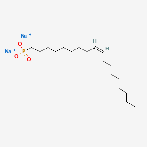 molecular formula C18H35Na2O3P B12650611 Sodium (Z)-octadec-9-en-1-yl phosphonate CAS No. 61392-10-7