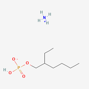 molecular formula C8H22NO4P B12650666 Ammonium 2-ethylhexyl hydrogen phosphate CAS No. 85222-97-5