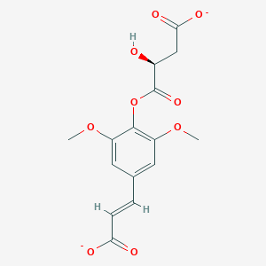 molecular formula C15H14O9-2 B1265068 Sinapoyl-(S)-malate 