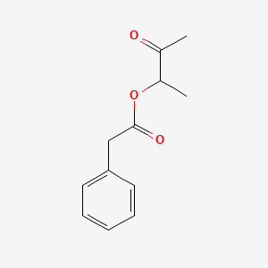 molecular formula C12H14O3 B12650695 1-Methyl-2-oxopropyl phenylacetate CAS No. 84642-55-7