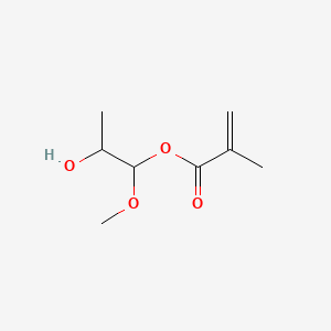 molecular formula C8H14O4 B12650709 2-Hydroxy-1-methoxypropyl methacrylate CAS No. 94023-75-3