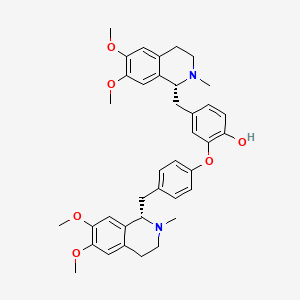 4-[[(1R)-6,7-Dimethoxy-2-methyl-3,4-dihydro-1H-isoquinolin-1-yl]methyl]-2-[4-[[(1S)-6,7-dimethoxy-2-methyl-3,4-dihydro-1H-isoquinolin-1-yl]methyl]phenoxy]phenol